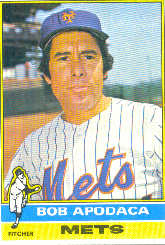 1976 Topps Baseball Cards      016      Bob Apodaca